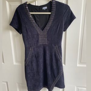 South Moon Under abelline suede studded dress